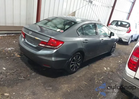 2013 Honda Civic Ex-L z USA, uszkodzony, nr VIN 19XFB2F9XDE049998